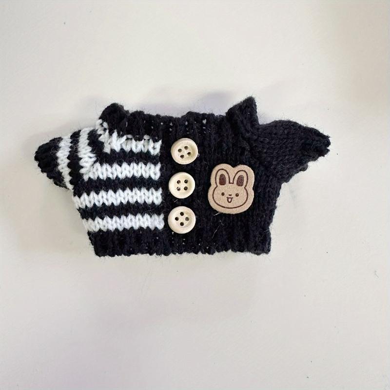 Разноцветная одежда для кукол 15-17 см, джемперы, шляпы, сумки через плечо, милые костюмы животных, аксессуары для DIY для кукол Labubu (кукла в комплект не входит)