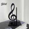 Настольный Декор-Украшение из PLA, 3D-печатная Музыкальная Нота, Закладка для Книг, Декоративный Органайзер для Полок