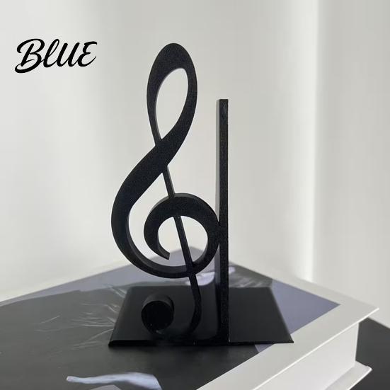 Настольный Декор-Украшение из PLA, 3D-печатная Музыкальная Нота, Закладка для Книг, Декоративный Органайзер для Полок