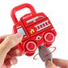 Montessori Key Matching Toy Early Educational Slidable Car Toy Unlocking Car Toy  Toddlers