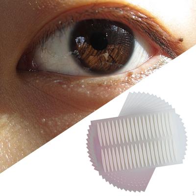 Наклейки на двойное веко, натуральные, невидимые, с вилкой для подтяжки глаз