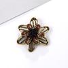 Pin Corsage Clothing with Crystal Brooch Wholesale Alloy Rhinestone Small Fashion Trade Card Accessories