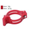 Red Black Bicycle Front Derailleur Clamp Aluminum Alloy Adapter New Braze-on Convertor