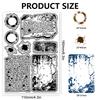PVC Plastic Clear Stamps for DIY Scrapbooking Photo Album Decorative Cards Making Animals 160x110mm