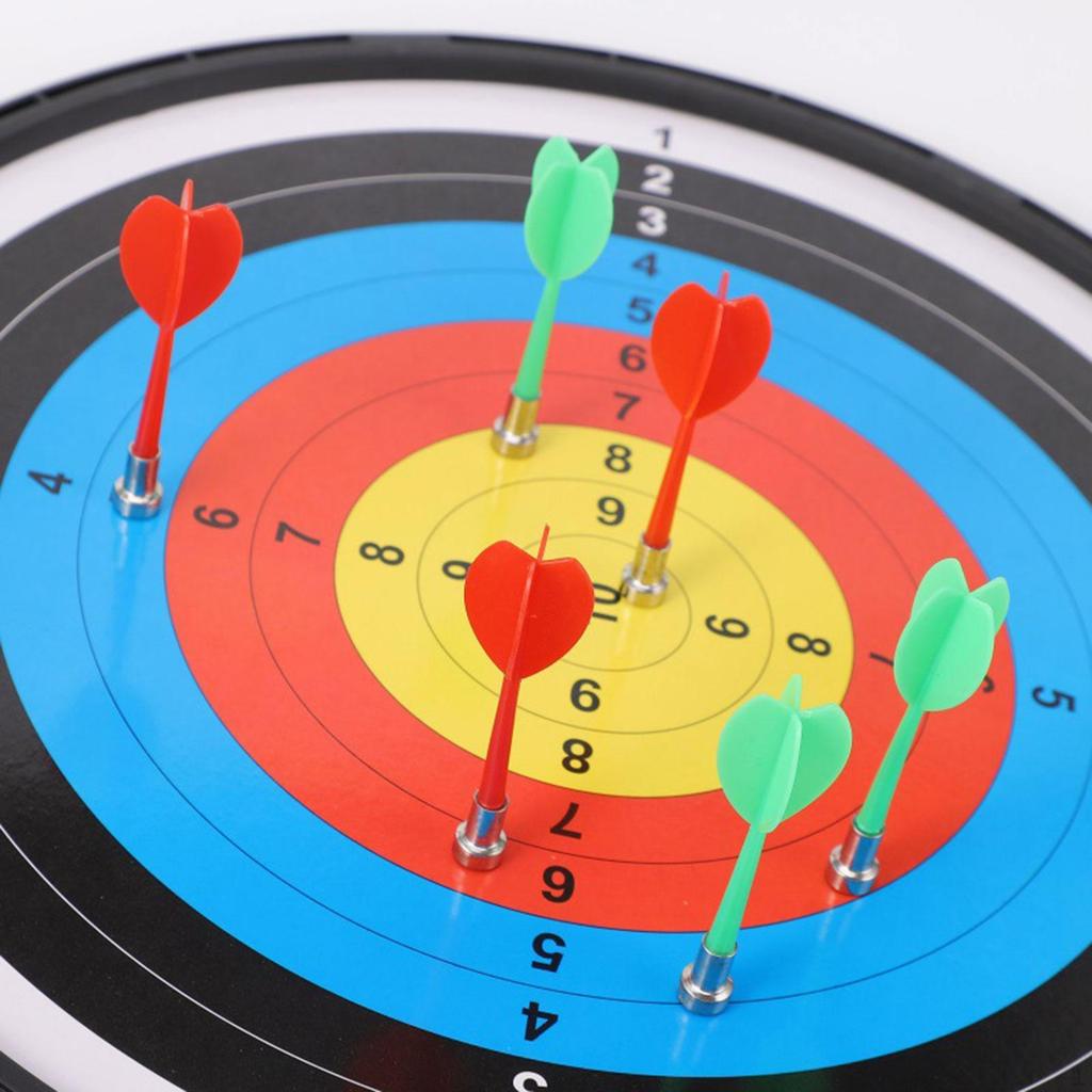 Magnetic Dart Board Set Portable Games Dartboard for Home Garden Outside