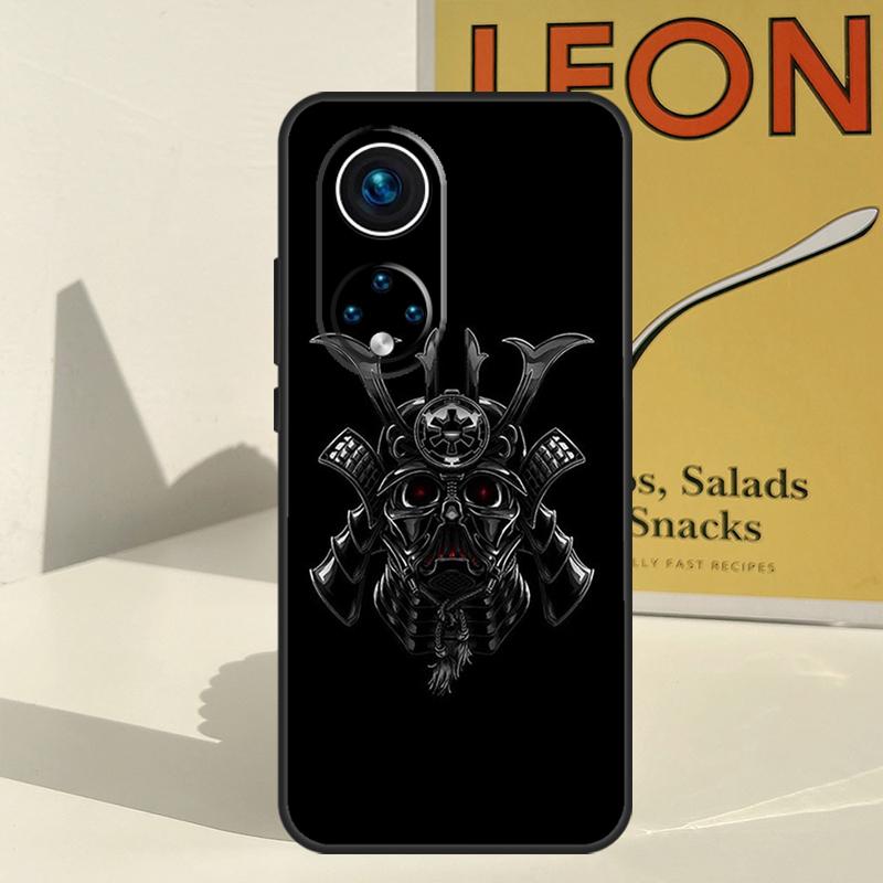 Кейс-маска самурая Они для Honor X8a X8b X9b X9a X8 X9 X9c 50 70 90 Lite Honor 200 Lite Magic 5 6 7 Pro Чехол