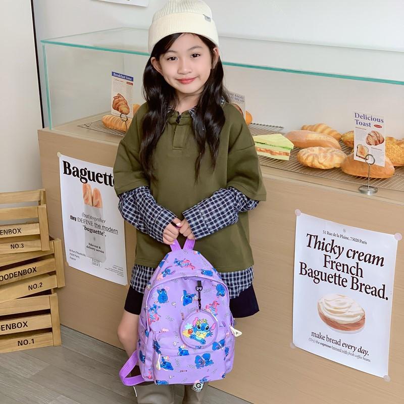 Kindergarten Primary School Students Schoolbag Cartoon Animation Foreign Style Printing Boys And Girls Backpack Children'S Backpack