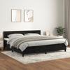 VidaXL Divan Bed and Mattress Black 200x200 Cm Velvet - Model 3141205