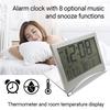 Digital LCD  Folding Date Desktop Temperature Travel Alarm Clock