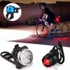 Super Bright USB Led Bike Bicycle Light Rechargeable Headlight +Taillight +Bell
