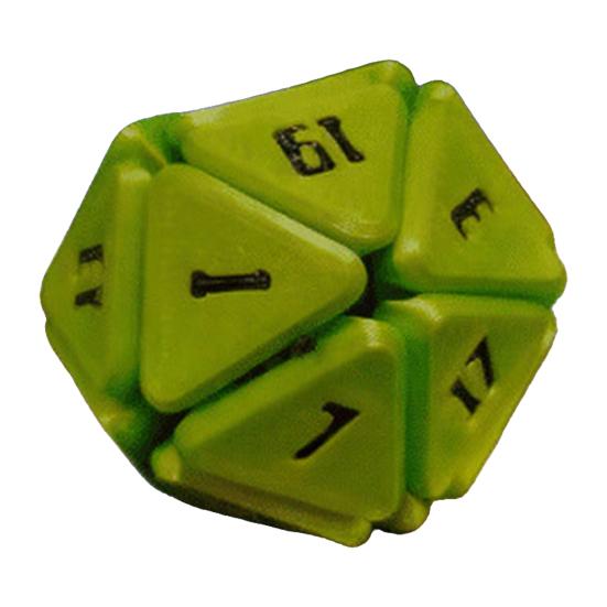 3D-печатный кубик D20 игрушка для снятия стресса и тревоги, портативная дорожная многосторонняя игрушка-непоседа