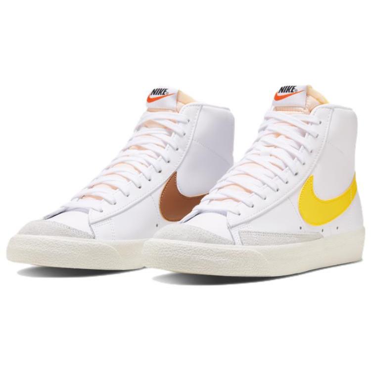 Nike Кроссовки Blazer Mid 77 Vintage 'Белый Желтый Коричневый' BQ6806-113