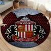 Sunderland A.F Round Area Rug,Carpet Rug for Living Room Bedroom Sofa Playroom Decor,Non-slip Floor Mat