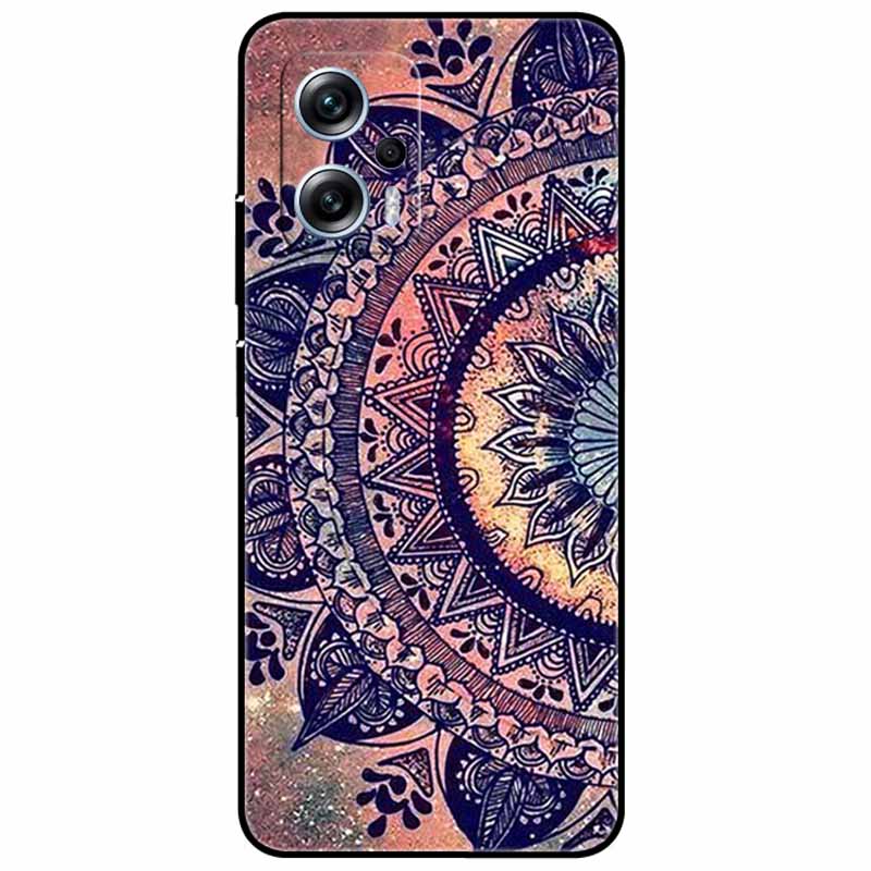 Чехол для Xiaomi Poco X4 GT 6,6'' Кот Волк ТПУ Силикон Мягкий Coque Fundas для Poco X4 GT 5G Чехол Черный Край Милый PocoX4 X 4 GT