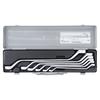 Long Open End Wrench Set (45), 2600M, Silver, Includes 6 Pieces