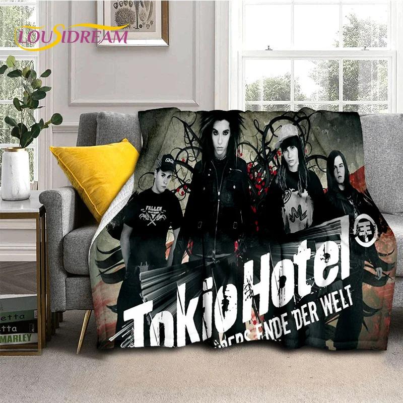 Rock Band Tokio Hotel Билл Каулитц Мягкое фланелевое одеяло для кровати, спальни, дивана, пикника, Плед для укрытия, активного отдыха на природе, подарок