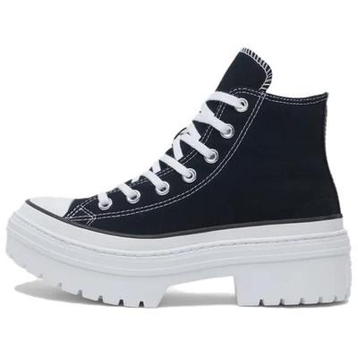 Женские Chuck Taylor All Star Lugged Heel Platform High 'Черно-белые' Женские