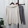 Twist Hooded Sweater Pullover Women's Autumn and Winter New Retro Loose Lazy Soft Waxy Knitted Sweater Top