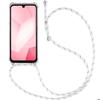 Protective Case - BOOLING - for Samsung Galaxy A26 5G - Transparent Silicone - Adjustable Cord - Shockproof