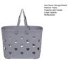 Storage Basket with Handle Large Capacity Hollow Design Portable Shower Caddy Tote Organizer Basket Bin for Bathroom