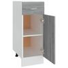 Base Cabinet with Drawer Lyon Gray Sonoma 30 x 46 x 81.5 cm