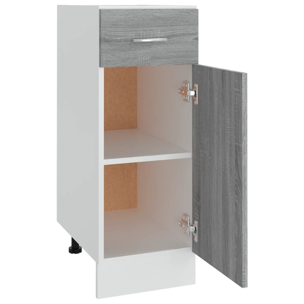 Base Cabinet with Drawer Lyon Gray Sonoma 30 x 46 x 81.5 cm