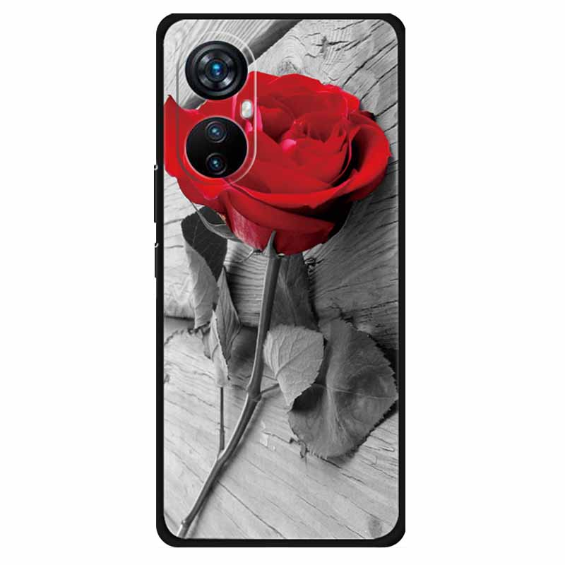 Чехол для Blackview A200 Pro Модный Силиконовый Черный Окрашенный ТПУ Мягкий Чехол для Телефона для Blackview A 200 Pro 6.67 Защитный A200Pro