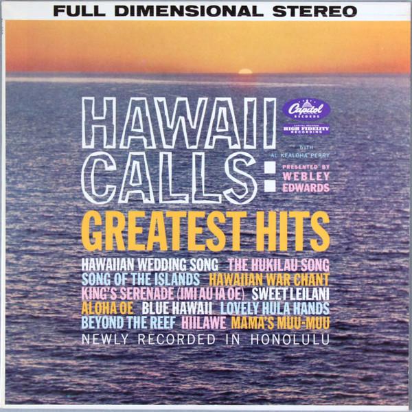 Виниловая пластинка AL KEALOHA PERRY ПРЕДСТАВЛЕНО WEBLE Hawaii Calls Greatest Hits ST1339 Capitol Records 1960 США Кантри/Фолк Б/у