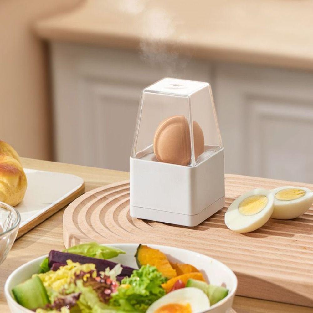 MINI Steam Egg Cooker Single Egg Automatic Egg Cooker Steamed Egg Boiled Custard Maker Kitchen