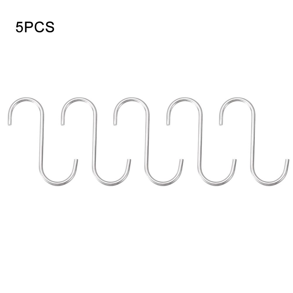 5/10/20 шт. Держатель для домашней кухни из нержавеющей стали S-образный крючок для хранения, застежки, крючки, вешалка