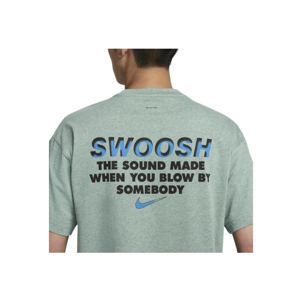 Nike Letter Logo Print Round Neck Pullover Short Sleeve T-Shirt Unisex T-Shirt Retro-Green FB2730-317