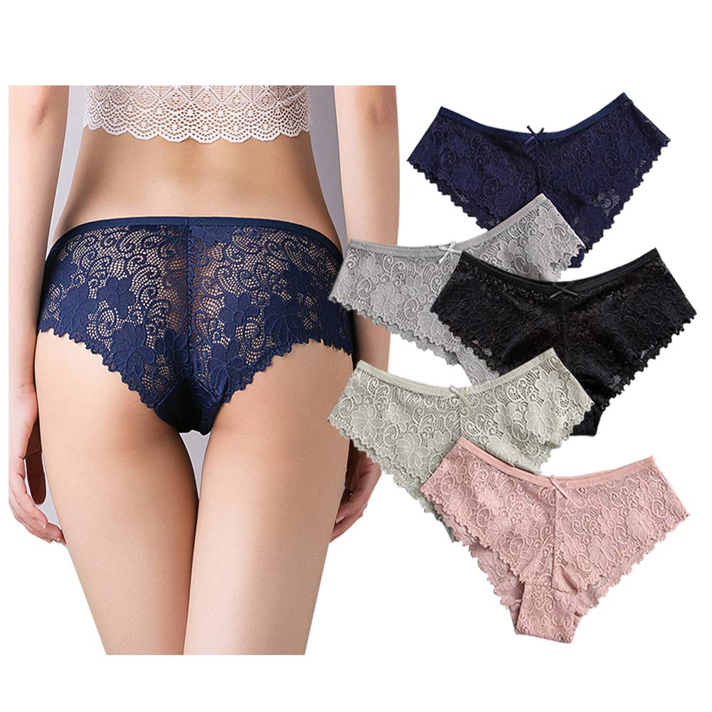 Lingerie Dig Красивый Сексуальный Комплект Нижнего Белья Lucky Сексуальное Бикини [Hinice] Женские Полностью Кружевные Трусики, Трусики Стринги, Трусики, Не Впиваются, Ягодицы,