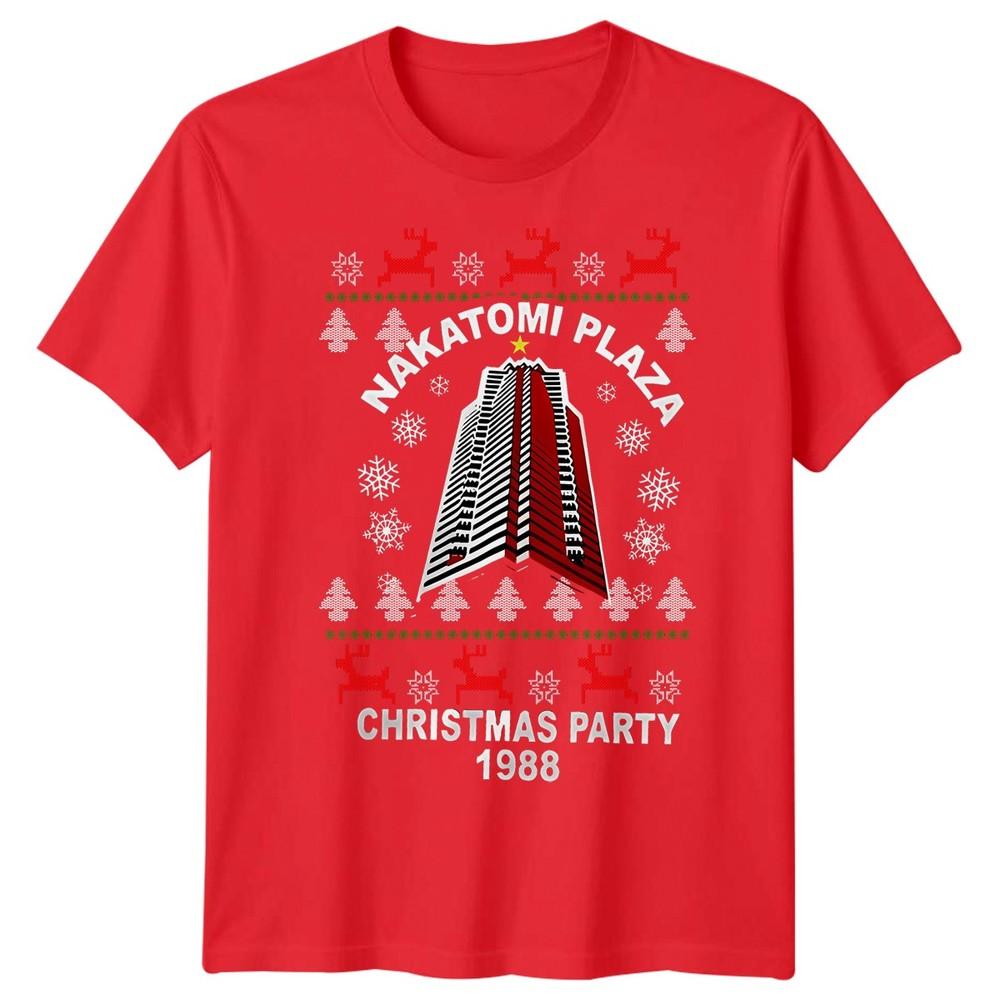 Nakatomi Plaza Christmas Party 1988 TShirt Xmas Retro Vintage Unisex Unisex Tee 2