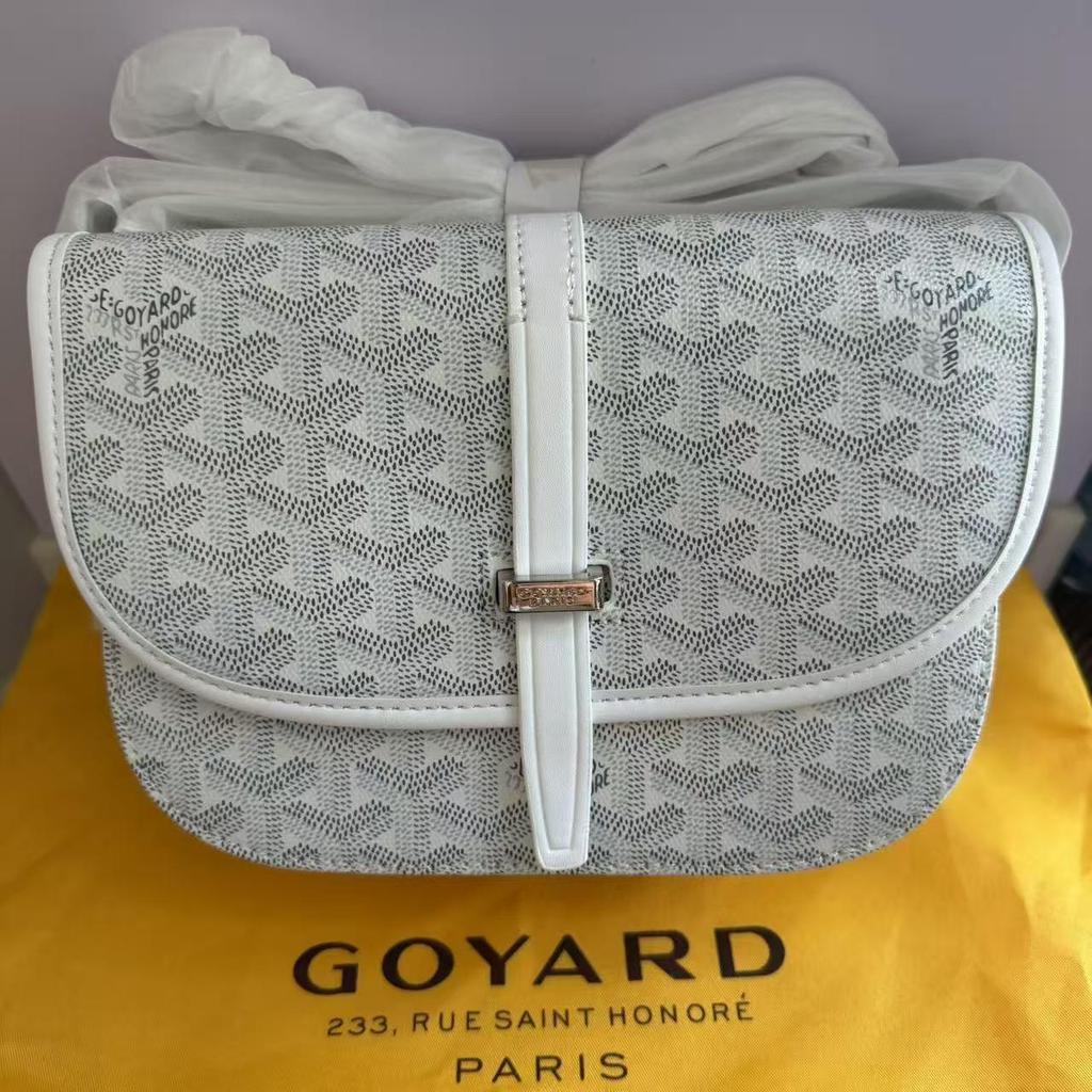 Сумка через плечо Goya Saddle 2024: Модная женская сумка и сумка-мессенджер с монограммой.