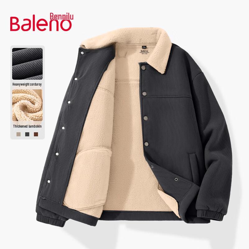 Baleno Men's Corduroy Fleece Lined Jacket
