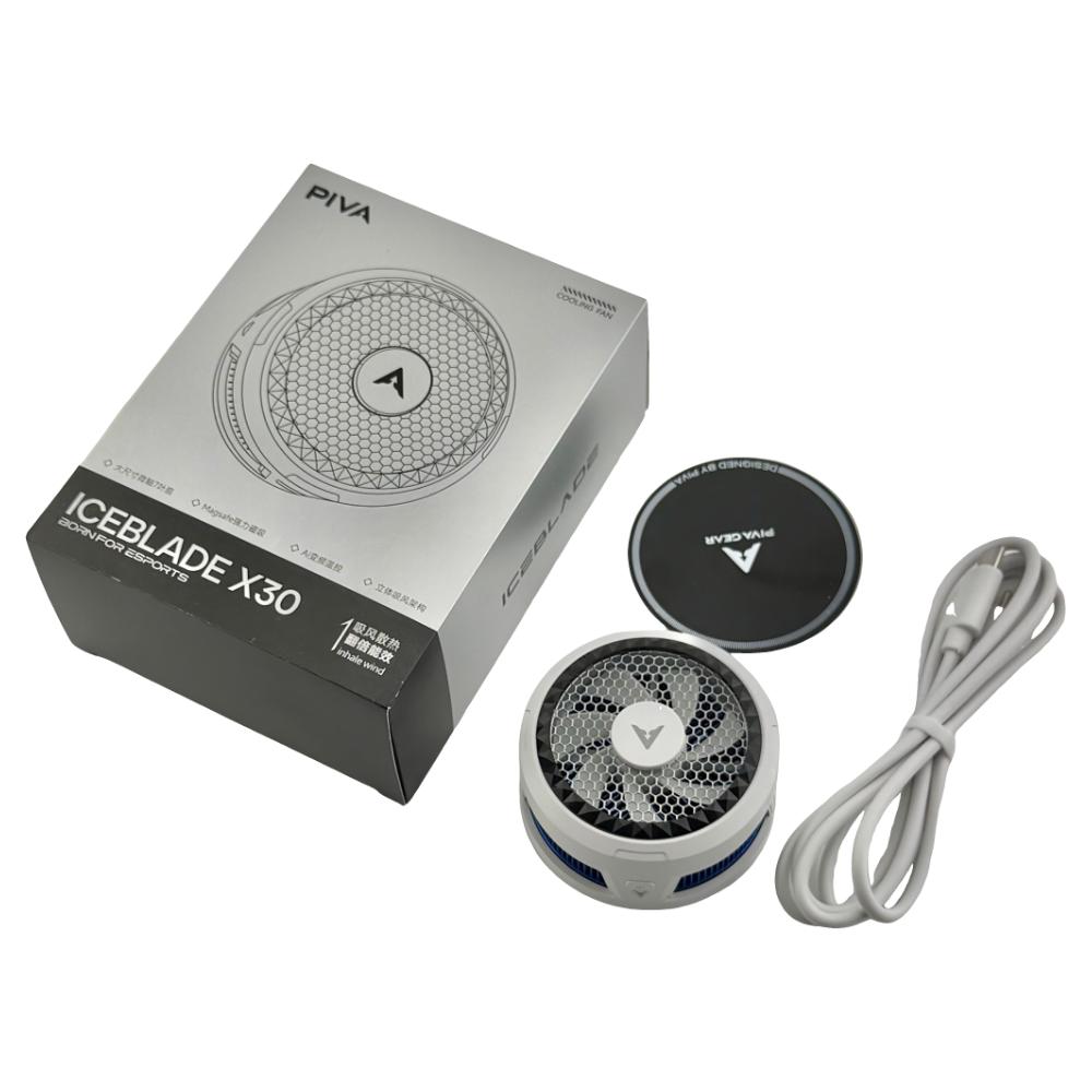27W High Power Phone Cooler Air Suction Cooling 30x30mm TEC Chip 1060 Aluminum Fins RGB Magnetic Phone Radiator for Gaming