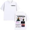 Rapper Morad Mdlr Graphic T Shirt Unisex Unisex Fashion Hip Hop Vintage Tshirt Cotton Oversized Short Sleeve Tshirts Streetwear