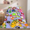 Super Mario Bros All-Season Versatile Travel Blanket Compact Suitable for Office Nap & Camping LXR89