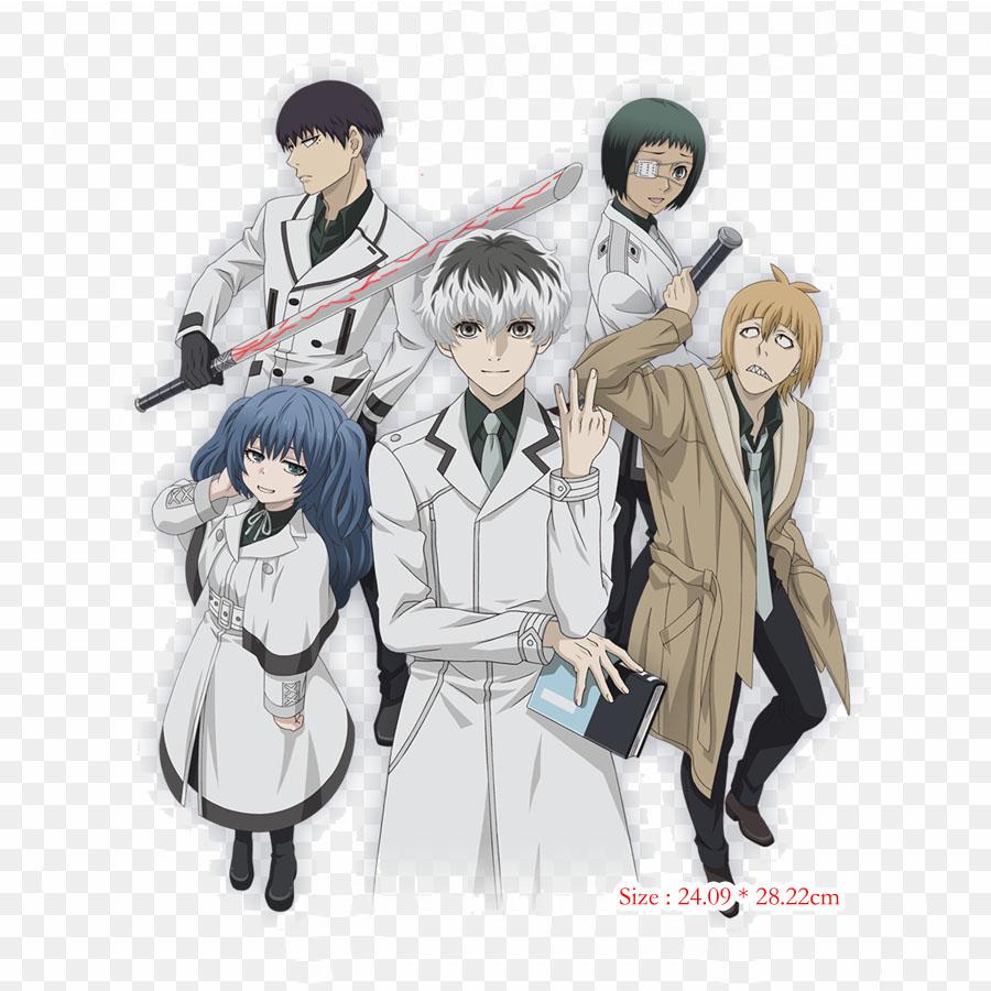 Футболка Кен Канеки Токийский Гуль, железные нашивки для одежды, наклейки с аппликациями на одежду, термочувствительная нашивка на заказ