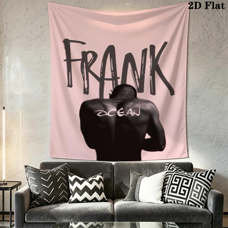 Frank Ocean Wall Tapestry Aesthetic Wall Hanging Printed Fabric Blanket Decorative Tapestries for Bedroom Living Room Home Decor
