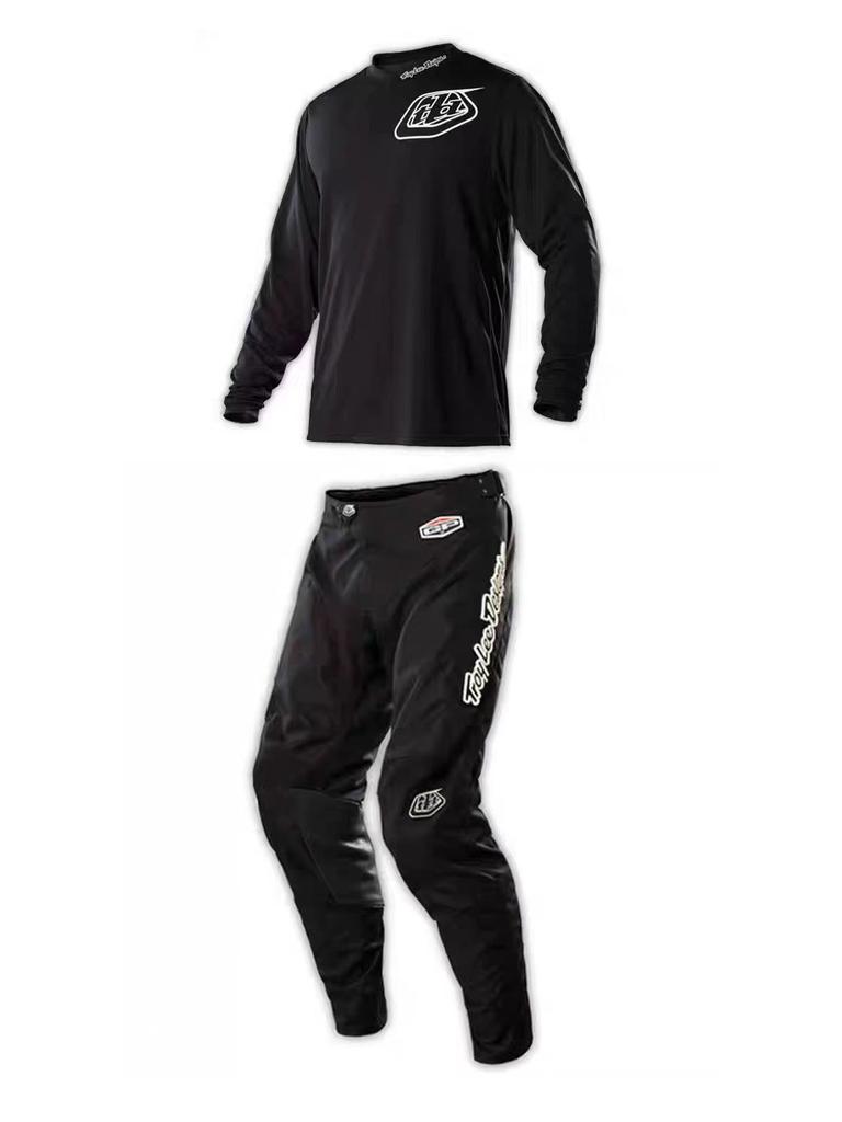 Teen Children's Downhill Suit Mountain Bike Riding Suit Set Moisture Wicking Off-Road Motorcycle Racing Suit Street Car