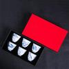 MULTIPOTENT Hand-Painted Blue & White Thin Porcelain Gongfu Master Teacup Set