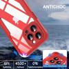 Protective Case - BOOLING - for iPhone 16 Pro Max - 360° Protection - Red - Rigid