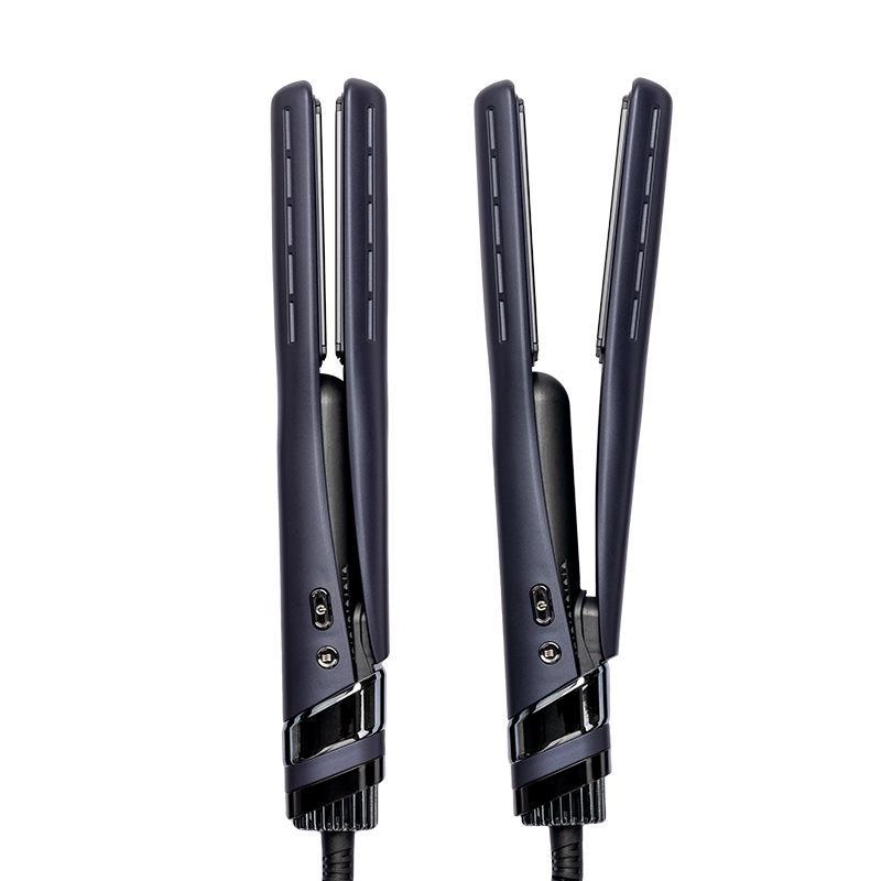 Фен и выпрямитель для волос двойного назначения с ионизацией и сменной насадкой Senping