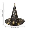Хэллоуин Шляпа Детская Взрослая Маскарадный Наряд Маг Бронзовая Колдовская Шляпа Пентаграмма Вечеринка Хэллоуин Ведьма Сувенир 2025