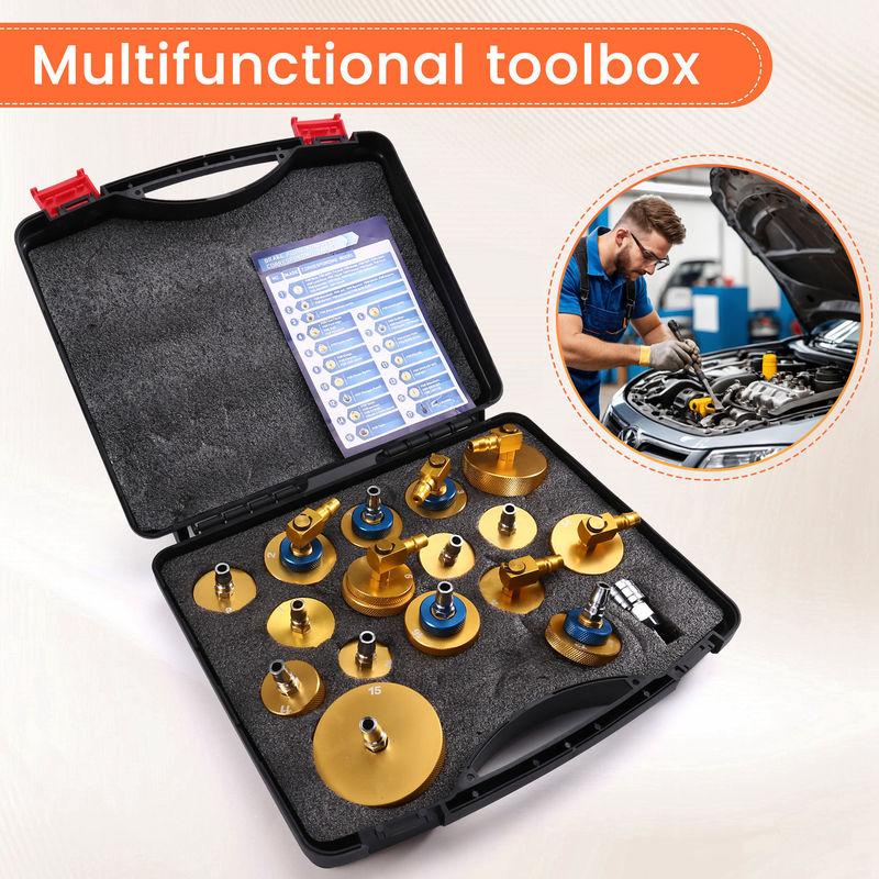 ABMA-Oil Pump Adapter Kit Universal Car Brake Fluid Exchanger Connector 1 Set Auto Repair Tools,Oil Pump Adapter Kit Universal C