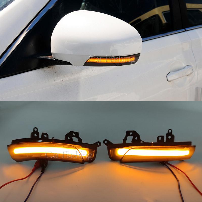 Светодиодный динамический указатель поворота для Toyota PRIUS REIZ Camry MARK X CROWN AVALON PASSO IQ EV Боковой указатель в зеркале крыла