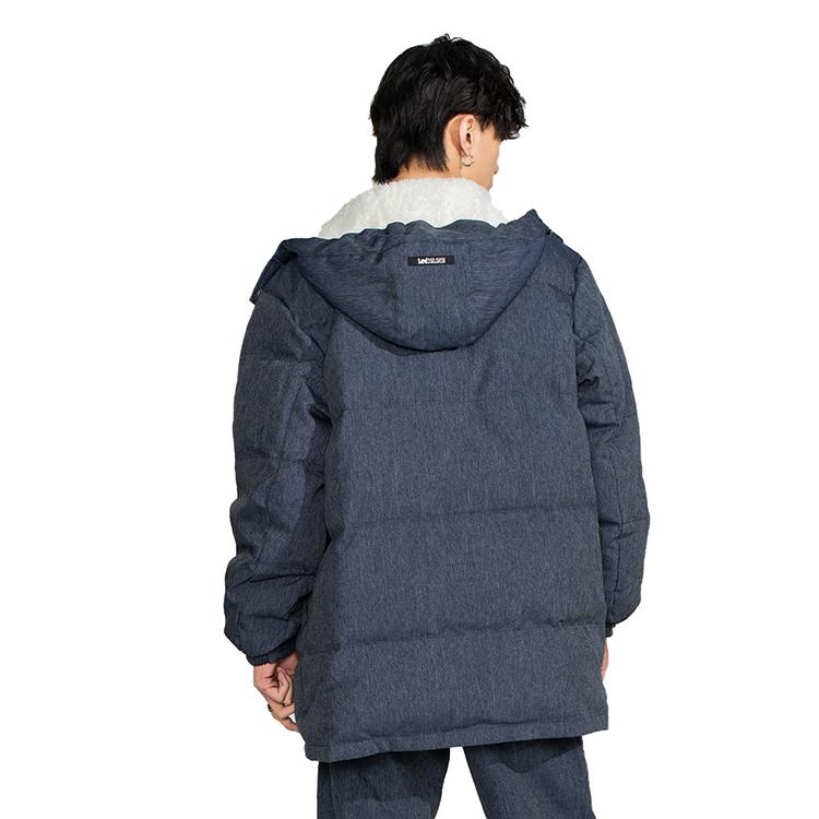 Lee Пуховик FW22 Мужской Джинсовый Синий LMT003991200032A02453