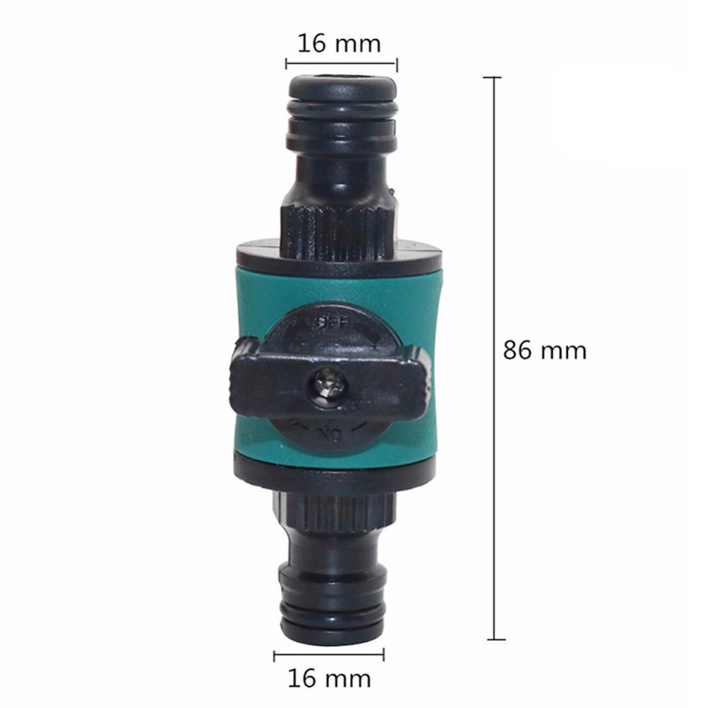 16mm Quick Connector Plastic Valve Prolong Hose Length For Agriculture Watering Garden Tube Pipe Fittings