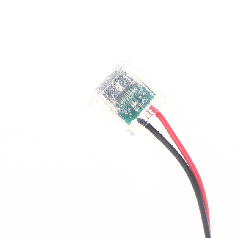 5/10 шт. Водонепроницаемые USB-C разъемы питания, гнезда USB Type-C, 2-контактные, прозрачные, со светодиодной подсветкой, гнездо для зарядки